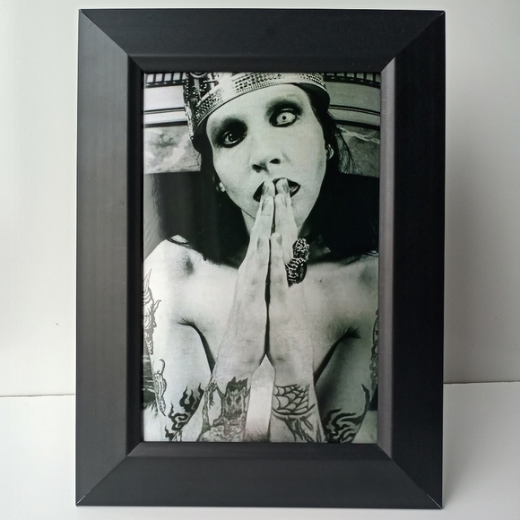Marilyn Manson Edgy Metal Gothic Rock Edgy Music Morvid Dark Superstar Home Deco - Picture 2 of 5